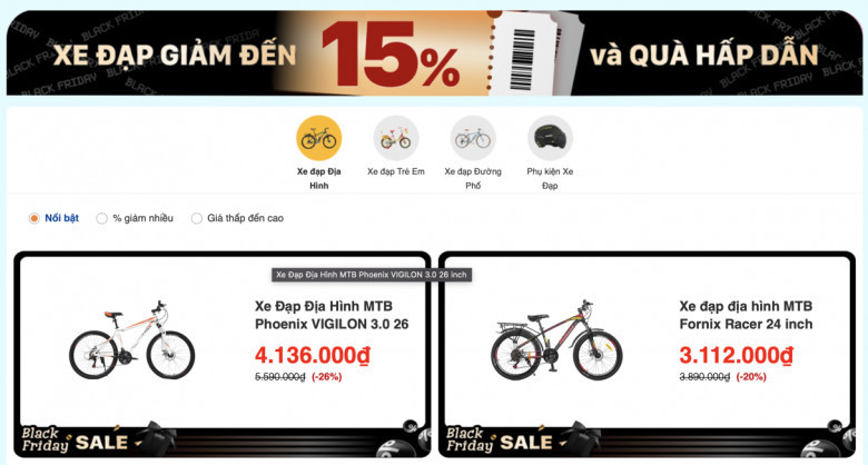 [Black Friday Điện Máy Xanh 2021] Xe Đạp Giảm Đến 26% + Quà Tặng Hấp Dẫn