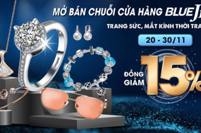 Thế Giới Di Động chính thức khai trương chuỗi cửa hàng BlueJi - Mở bán đa dạng các mặt hàng mắt kính và trang sức
