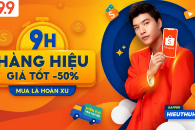 Shopee 9.9 - Siêu sale + mưa voucher