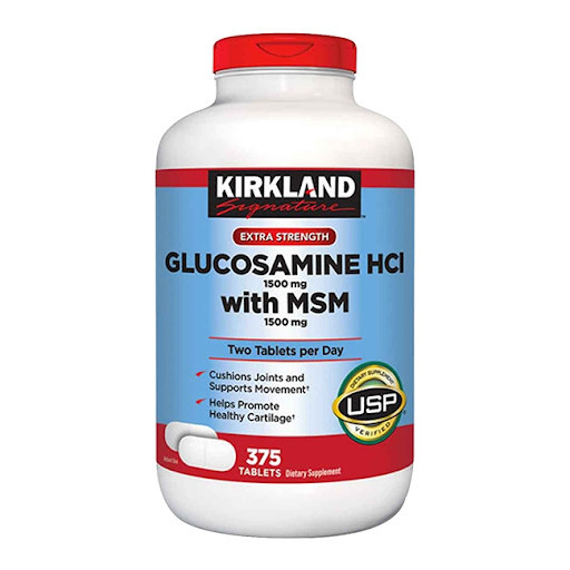 Viên uống bổ khớp Glucosamine HCL 1500mg Kirkland with MSM 1500mg