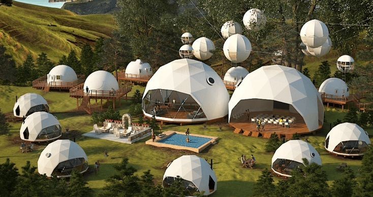 [Mẫu 1] Thiết kế cảnh quan khu Glamping đẹp