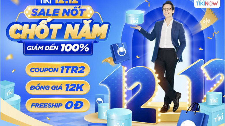 Tiki: Siêu sales 12/12/2021, cơ hội mua sắm tiết kiệm cuối năm